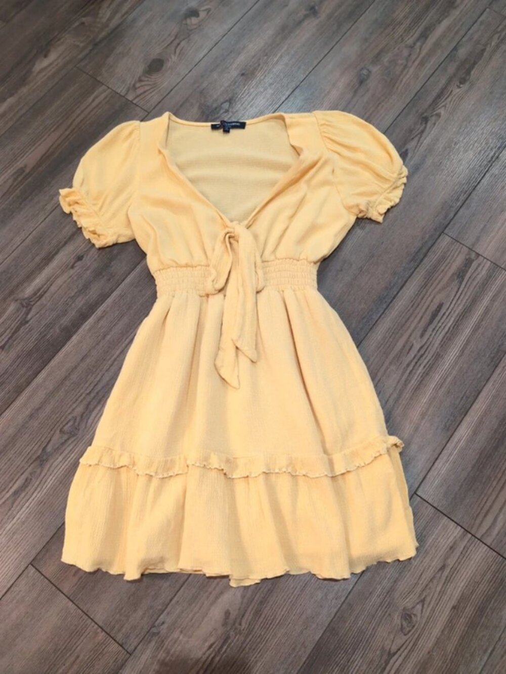 One clothing yellow dress small
